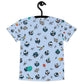 Blueberry Party: Playful Party Kids Crew T-Shirt