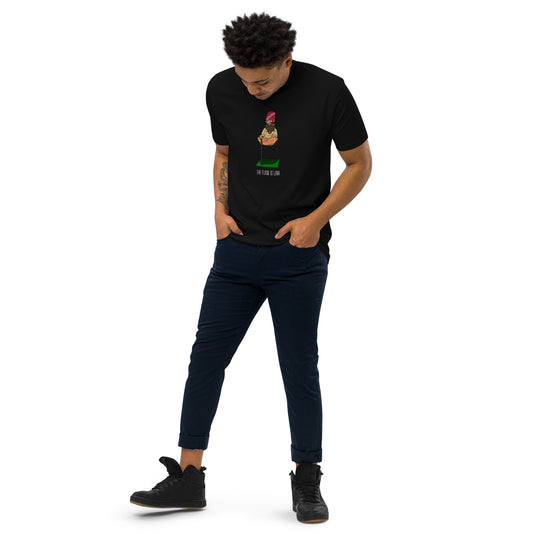 Floor is Lava Men’s premium heavyweight tee