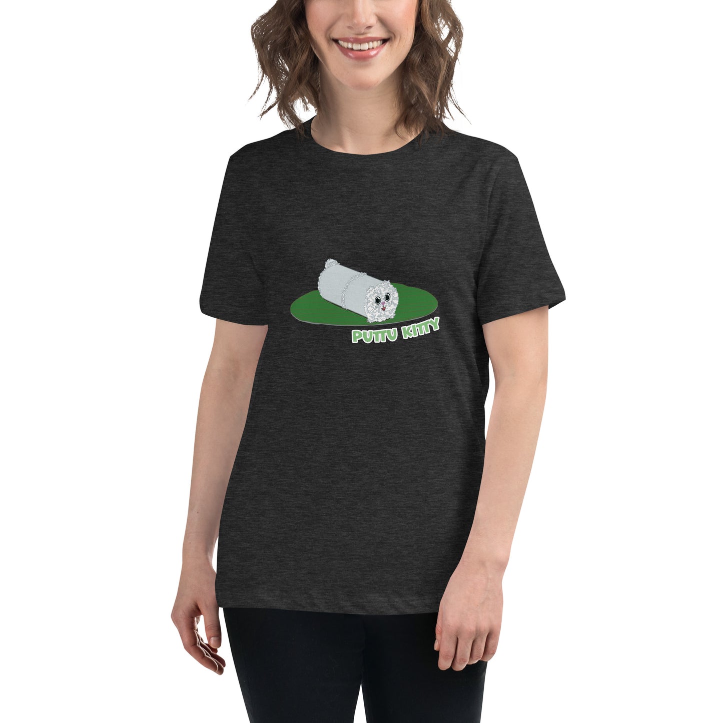 Puttu Kitty Women's Relaxed T-Shirt