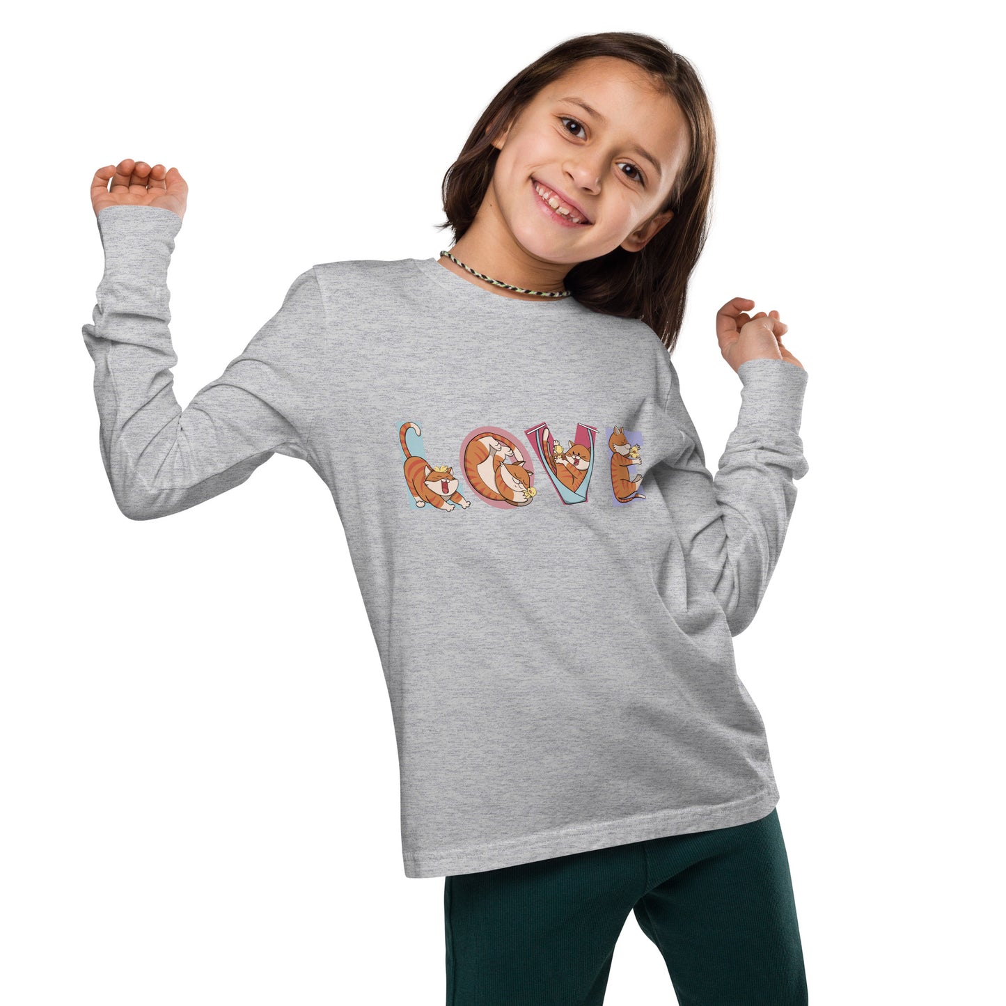 I Meow You Youth long sleeve tee