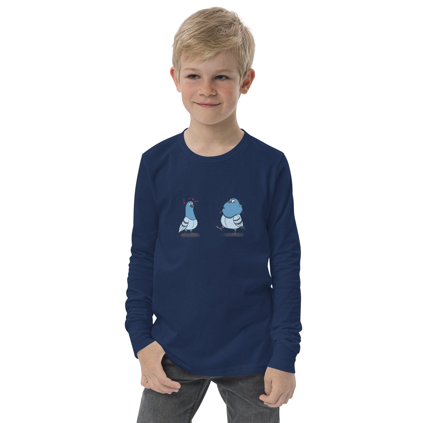 Love Birds Youth long sleeve tee